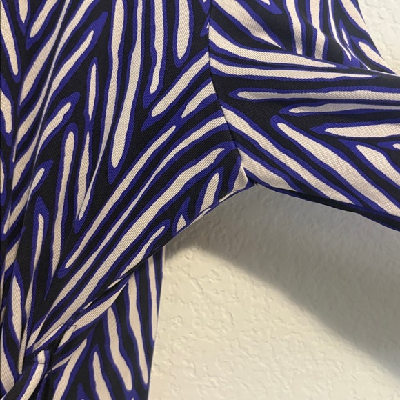 Diane Von Furstenberg Maternity geometric Long Sleeve Dress Medium - Picture 11 of 11